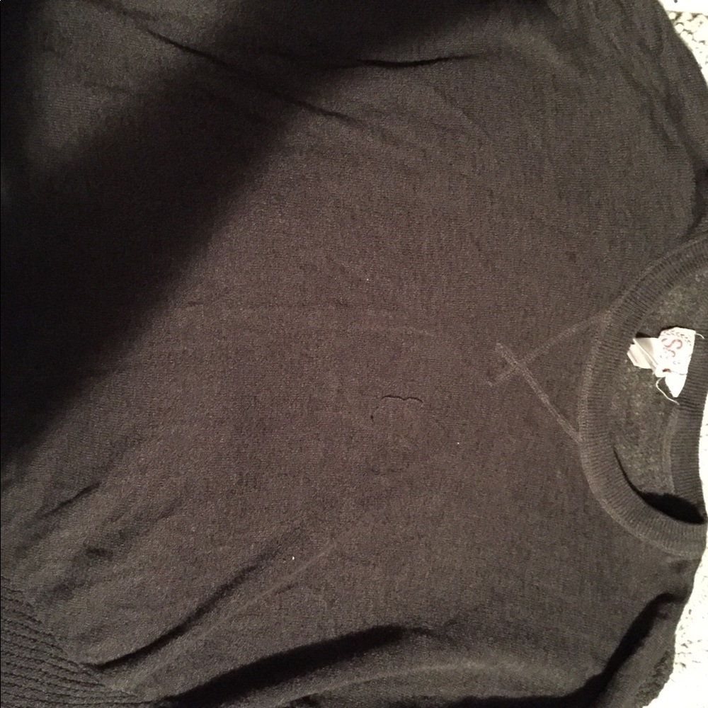 Gray cropped sweatshirt 💛